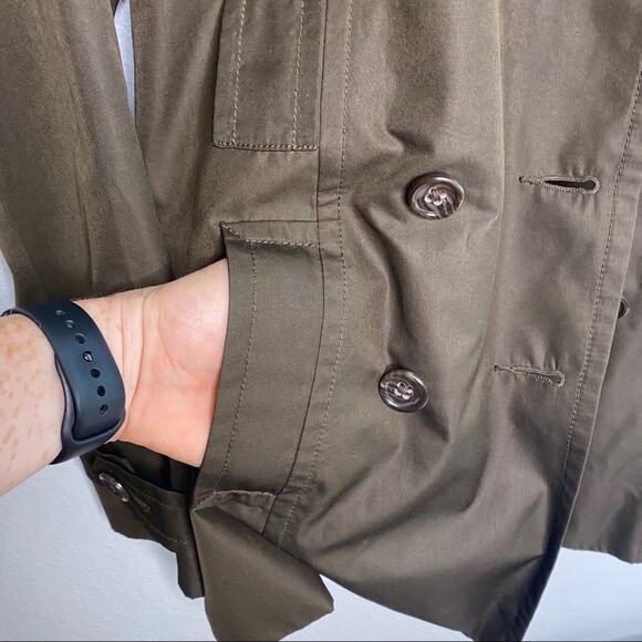 Banana Republic Dark Brown Rain Coat Size XS - Picture 7 of 10